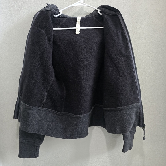 Lululemon scooba zip hoodie thick and heavy, grey size 6 - Picture 3 of 6